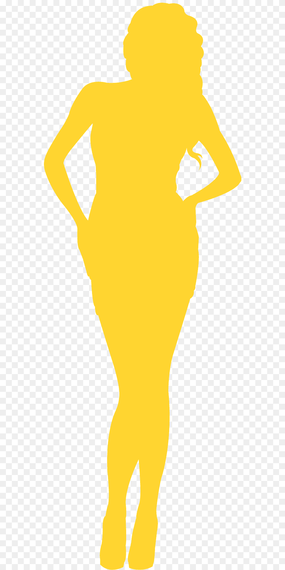 Woman In A Dress Silhouette, Adult, Clothing, Female, Person Free Transparent Png