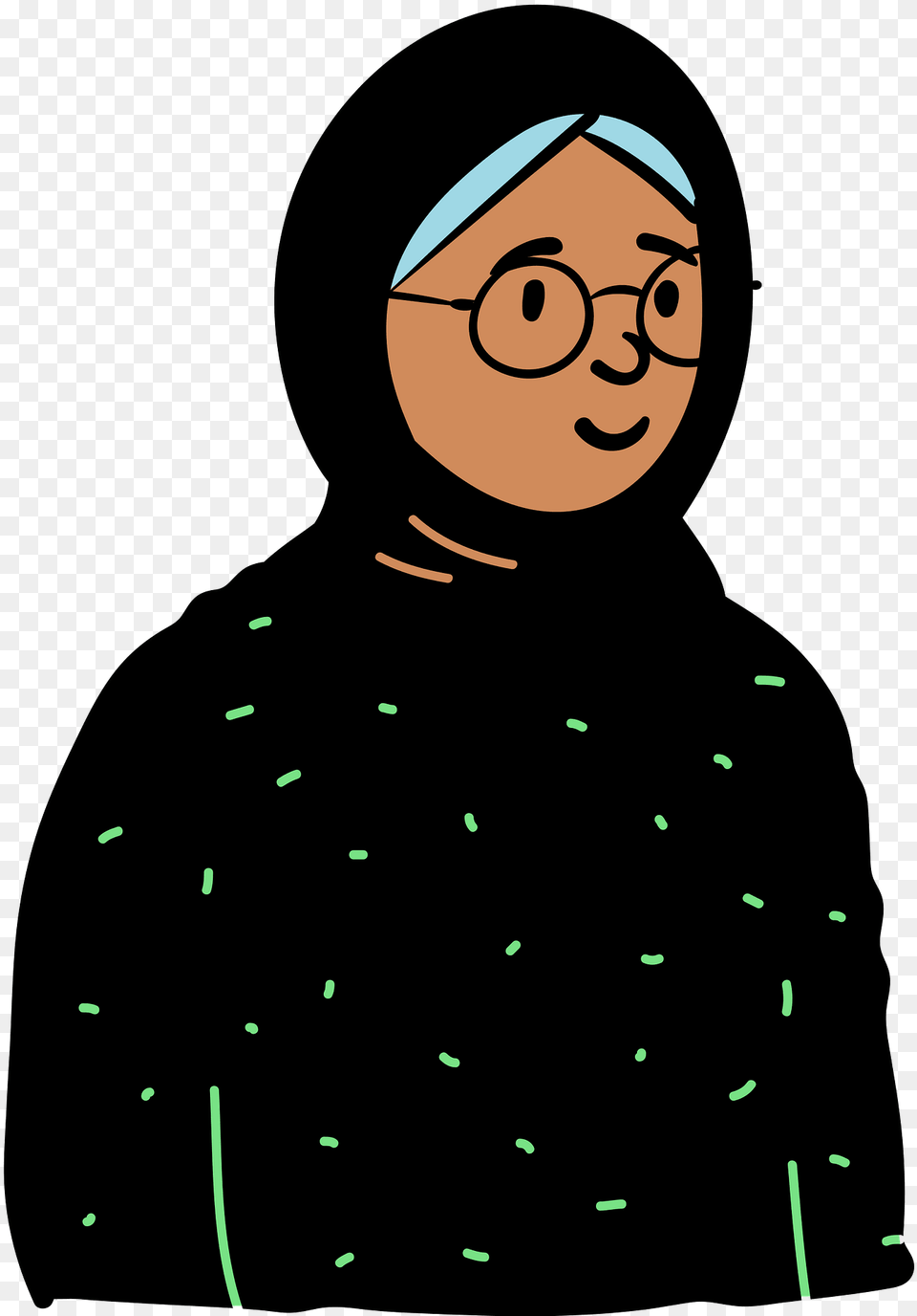 Woman In Black Sweater Clipart, Adult, Person, Female, Head Png Image