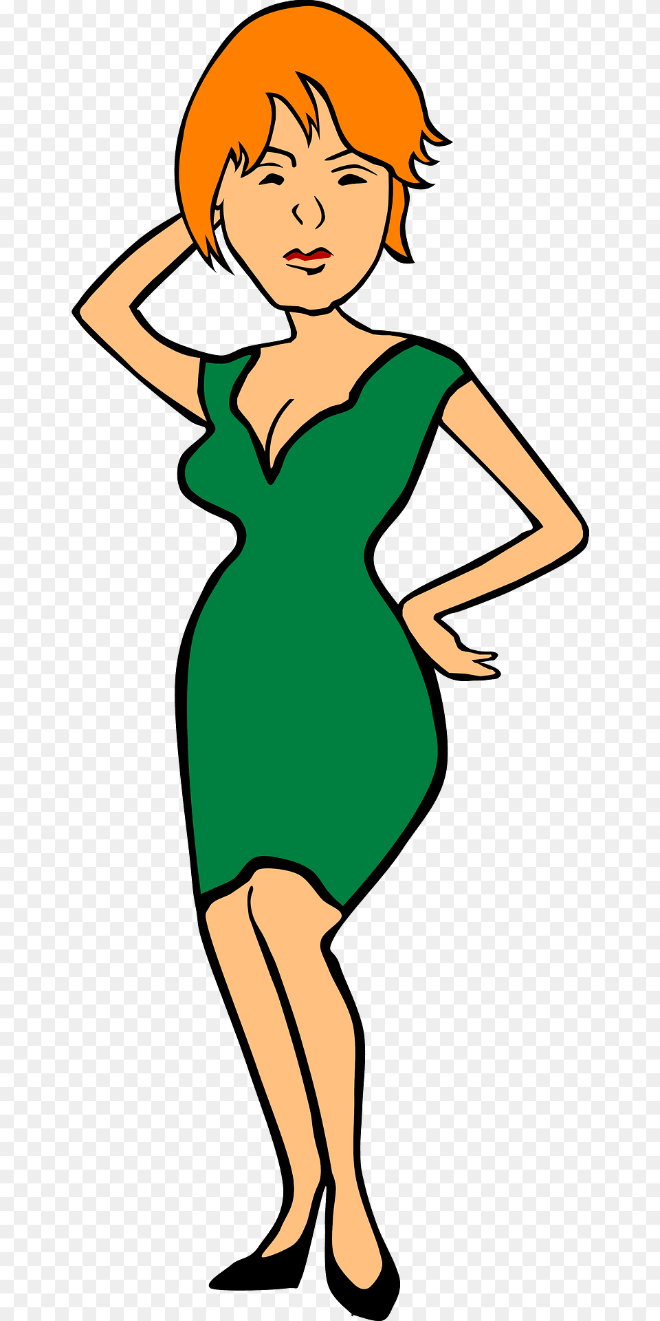 Woman In Fashion Clipart, Clothing, Dress, Baby, Person Free Png