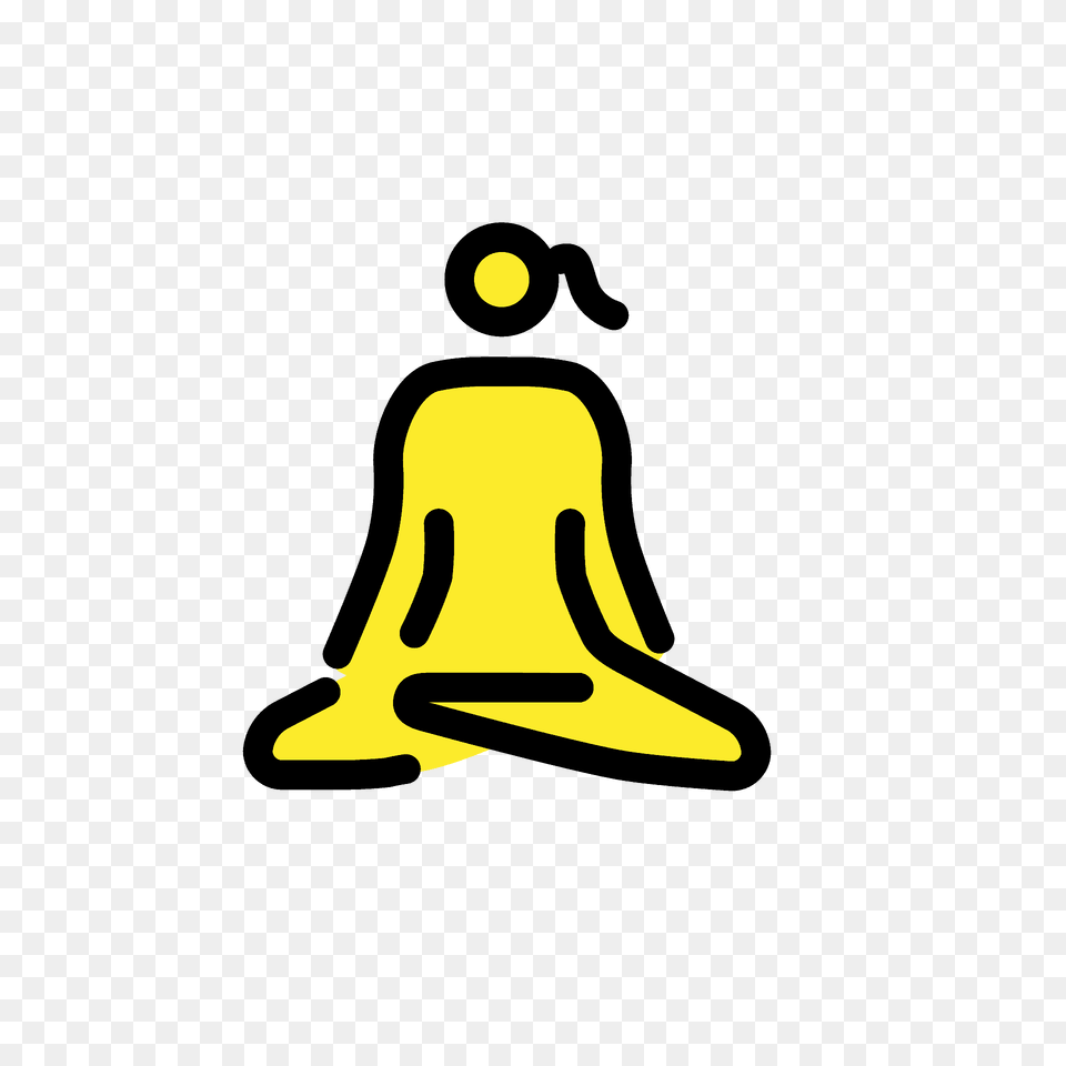 Woman In Lotus Position Emoji Clipart Free Transparent Png