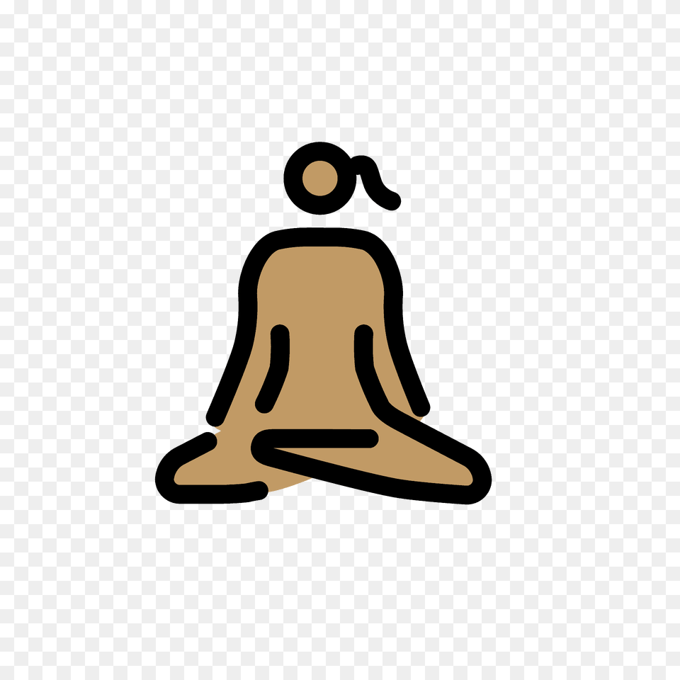 Woman In Lotus Position Emoji Clipart Free Png Download