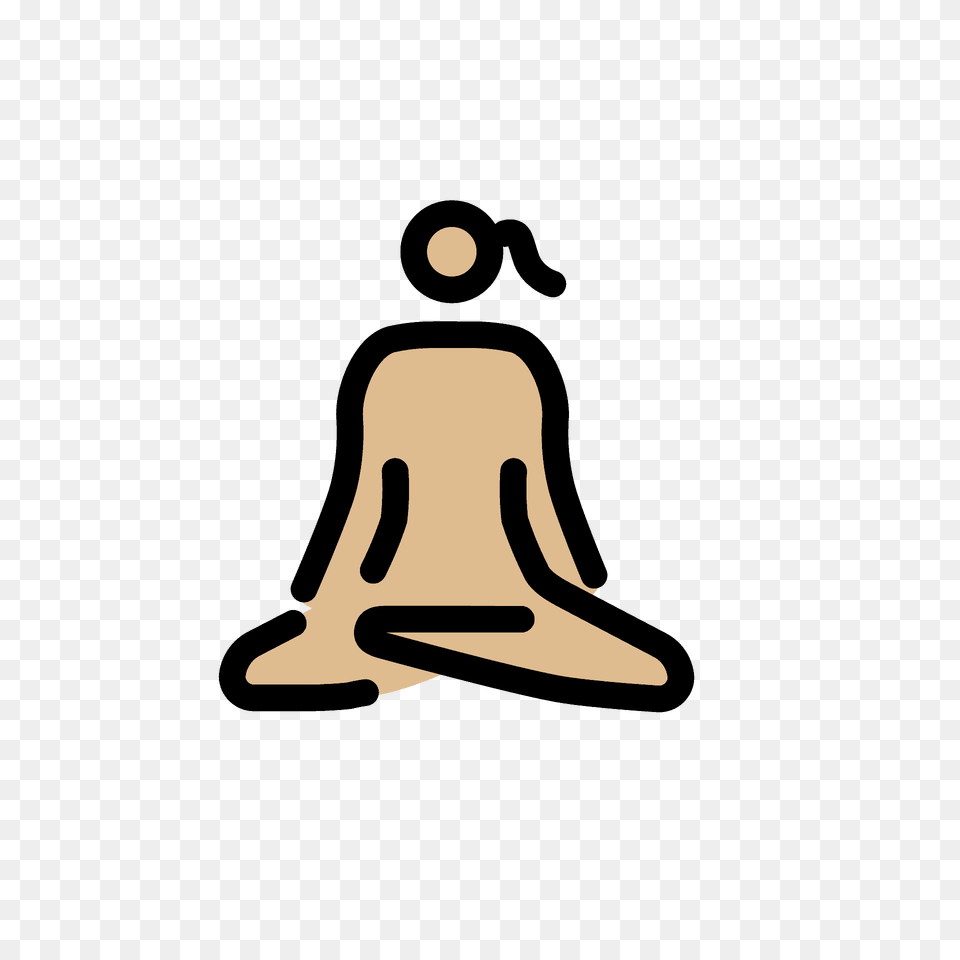 Woman In Lotus Position Emoji Clipart Free Png