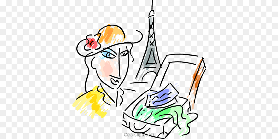Woman In Paris, Clothing, Hardhat, Helmet, Baby Free Png Download