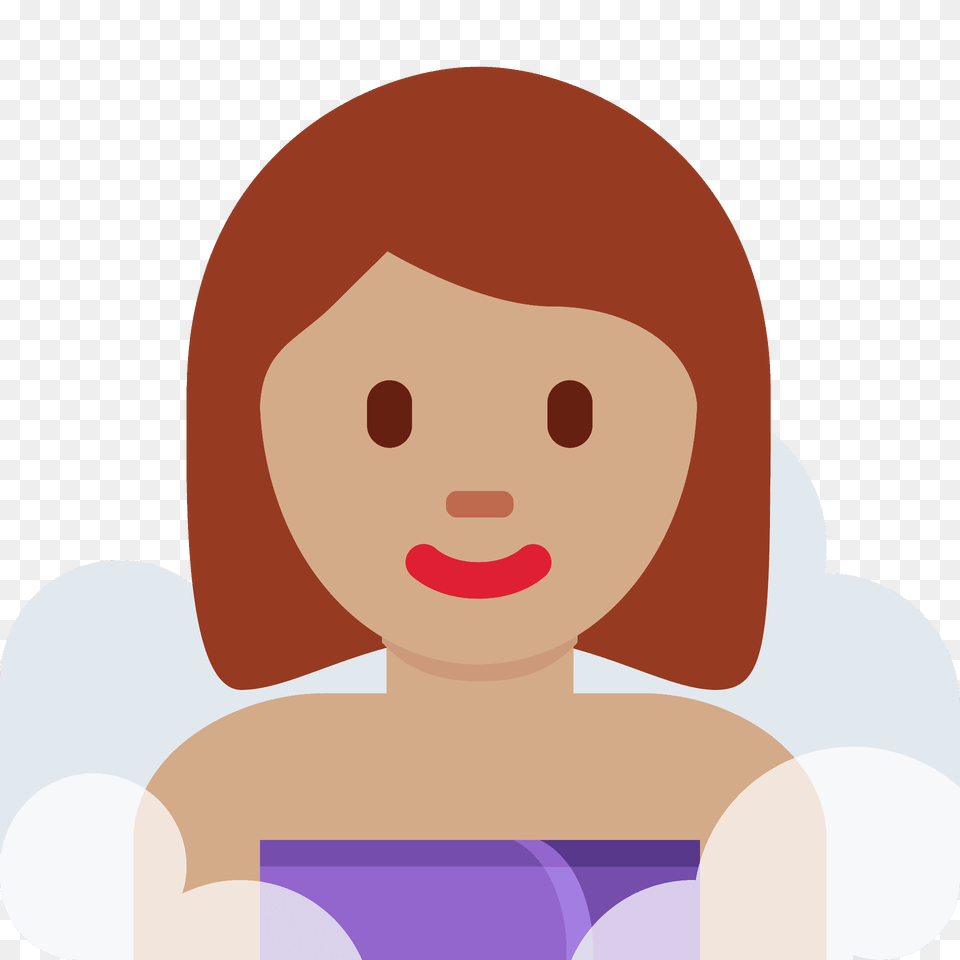 Woman In Steamy Room Emoji Clipart, Cap, Clothing, Hat, Face Png