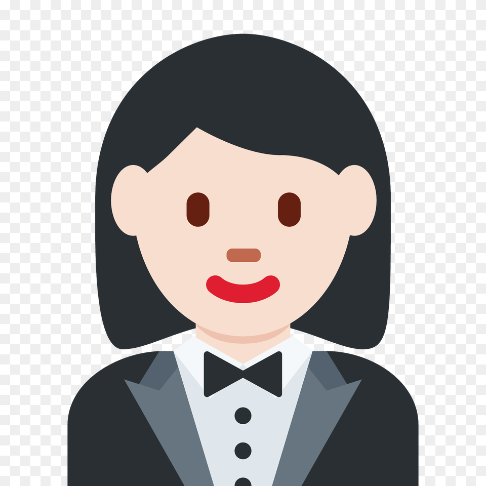 Woman In Tuxedo Emoji Clipart, Accessories, Suit, Photography, Tie Png