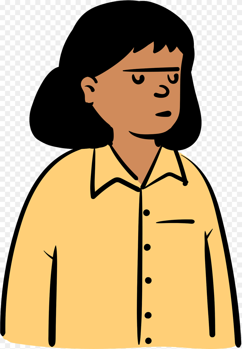 Woman In Yellow Shirt Clipart, Photography, Clothing, Coat, Adult Png