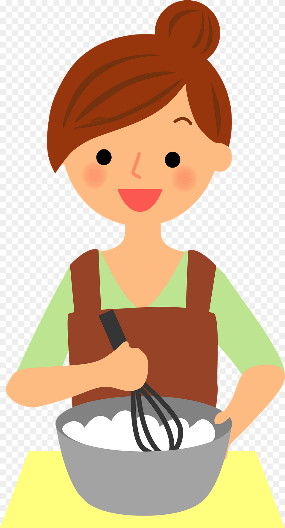 Woman Is Cooking Clipart, Baby, Person, Bowl, Photography Free Transparent Png