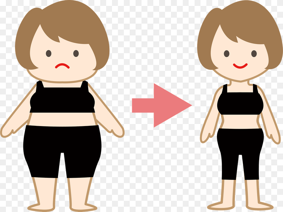 Woman Is Dieting And Has Lost Weight Clipart, Baby, Person, Face, Head Png