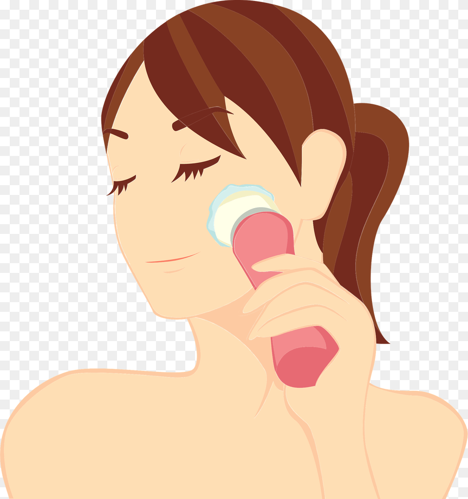 Woman Is Doing Skin Care Clipart, Adult, Person, Female, Face Png