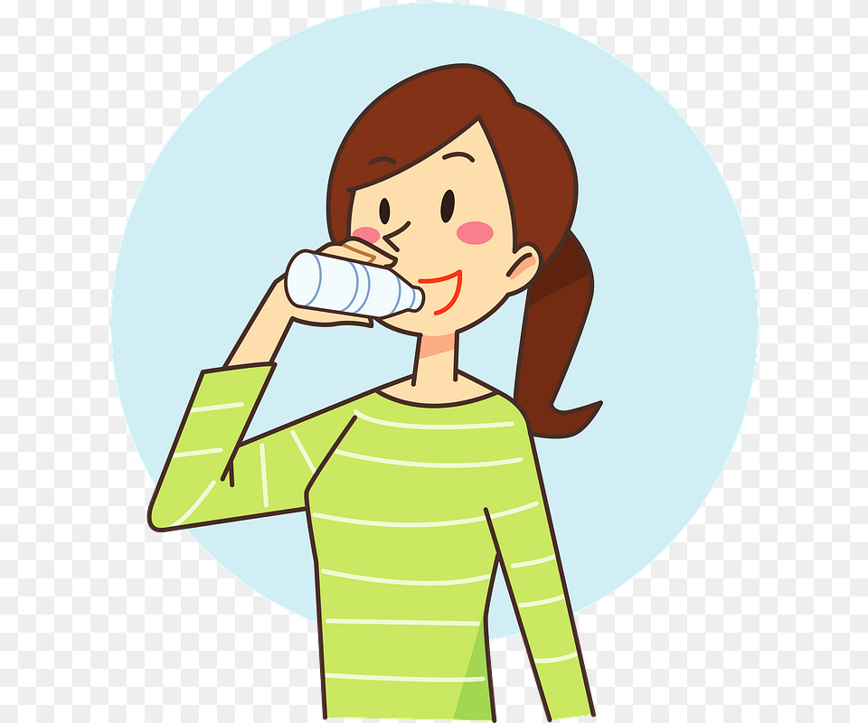 Woman Is Drinking Water Clipart Girl Drinking Water Clipart, Baby, Person, Photography, Face Free Png Download