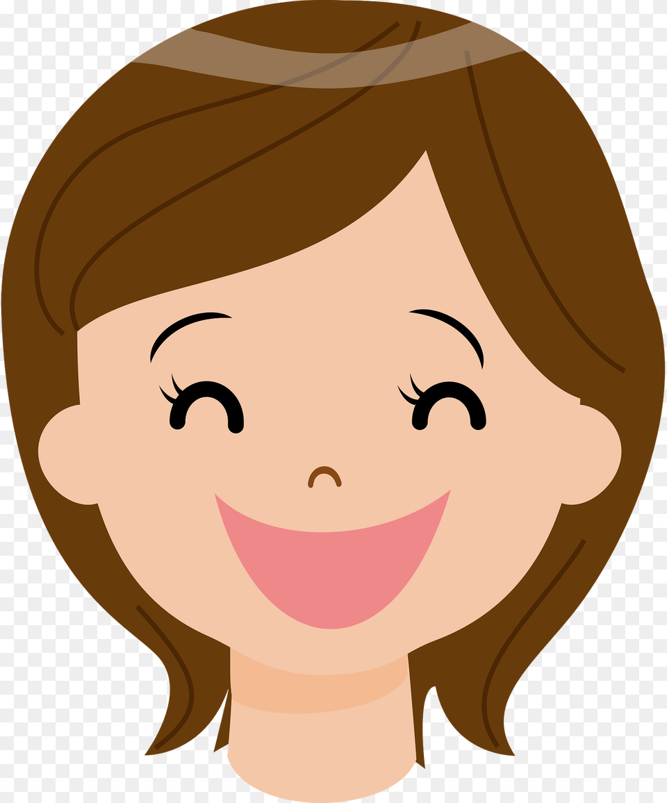 Woman Is Laughing Clipart, Face, Head, Person, Photography Png