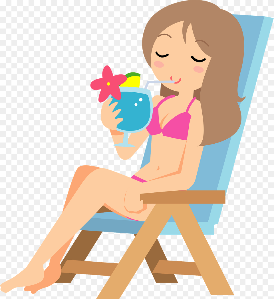 Woman Is Relaxing, Clothing, Person, Reading, Swimwear Free Transparent Png