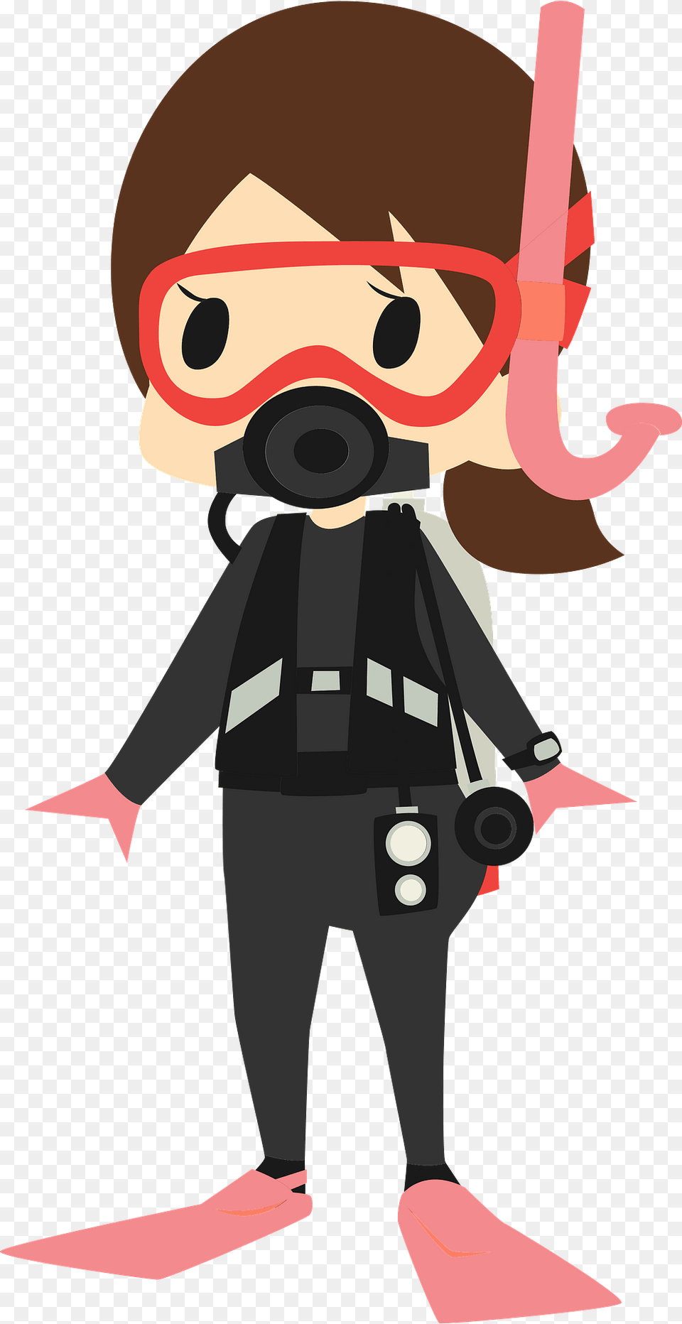 Woman Is Scuba Diving Clipart, Baby, Person Free Png Download