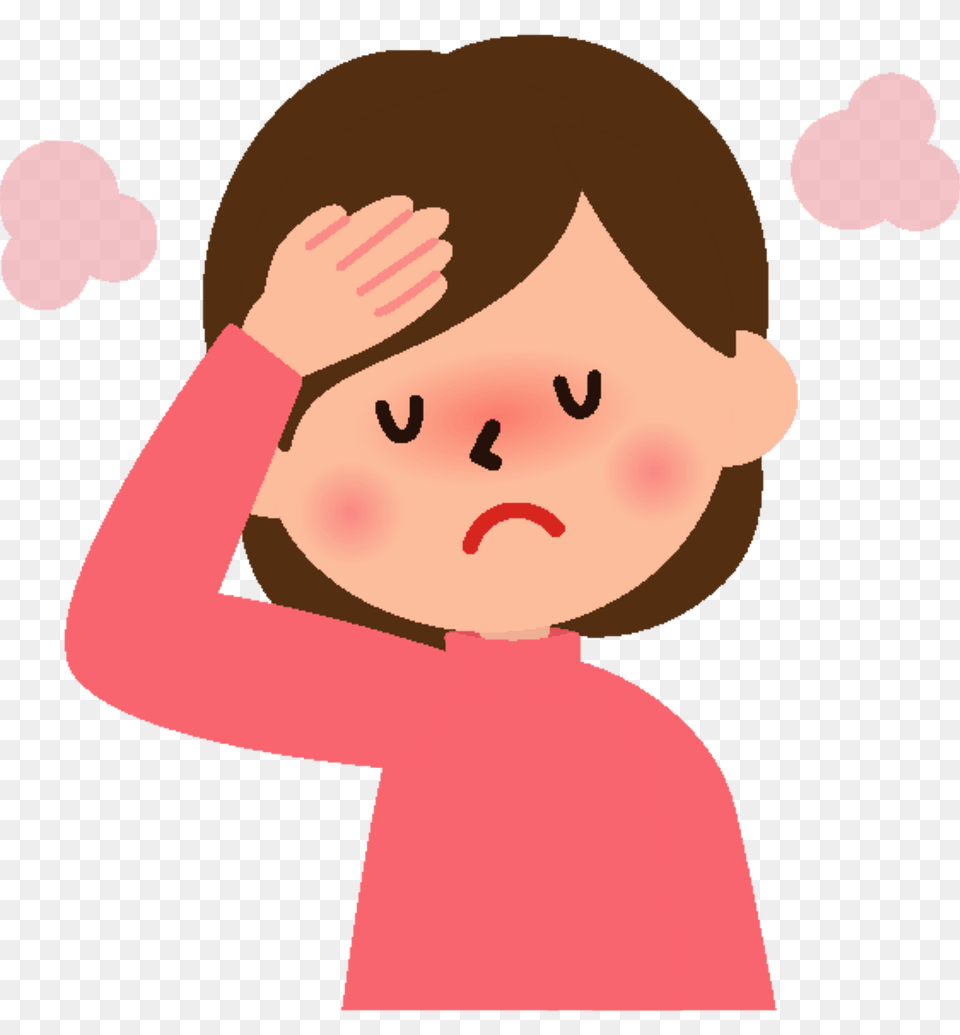 Woman Is Sick With A Cold And Fever Clipart, Face, Head, Person, Photography Png