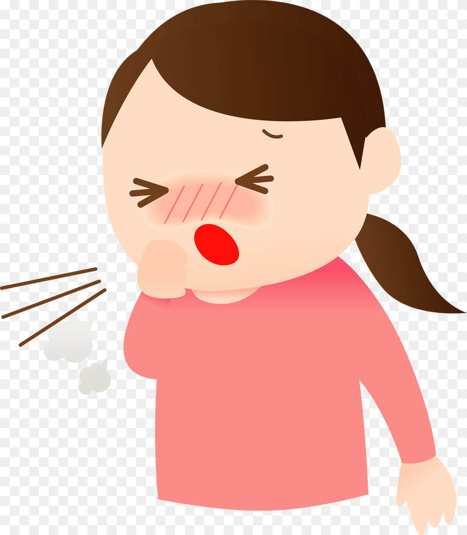 Woman Is Sick With A Cold Clipart, Baby, Person, Badminton, Sport Free Png