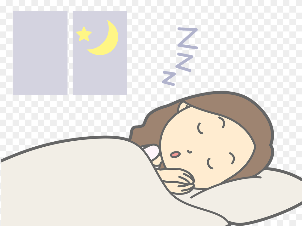 Woman Is Sleeping Clipart, Person, Book, Ct Scan, Publication Png Image