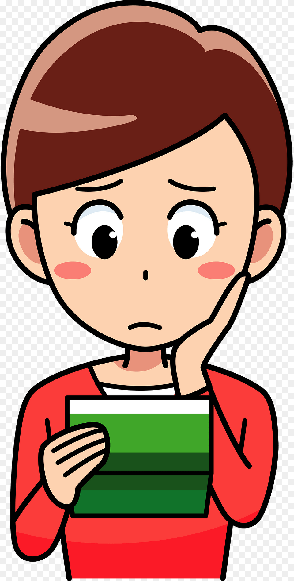 Woman Is Studying Her Bank Passbook Clipart, Reading, Elf, Person, Book Free Transparent Png
