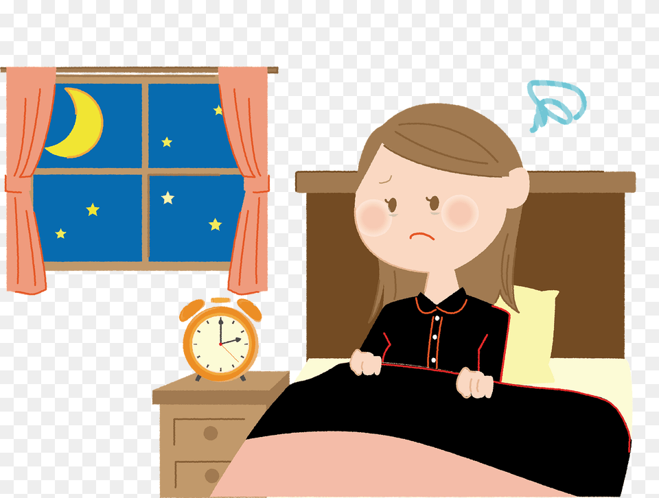 Woman Is Suffering Insomnia Clipart, Baby, Person, Face, Head Png Image