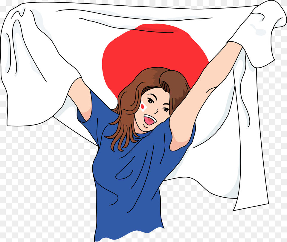 Woman Is Supporting Soccer Team Clipart, Face, Head, Person, Baby Free Transparent Png