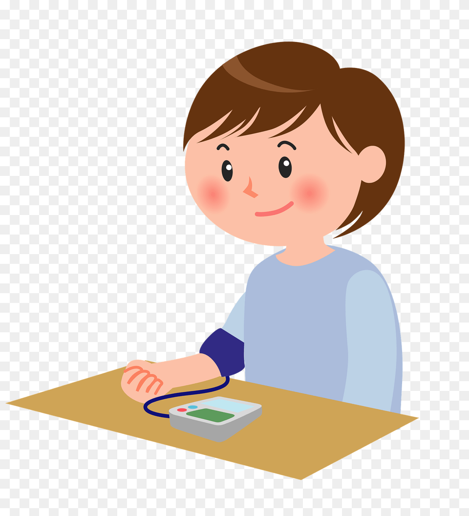 Woman Is Taking Her Blood Pressure Clipart, Baby, Person, Face, Head Png