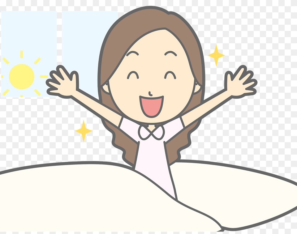 Woman Is Waking Up Clipart, Face, Head, Person, Baby Free Transparent Png