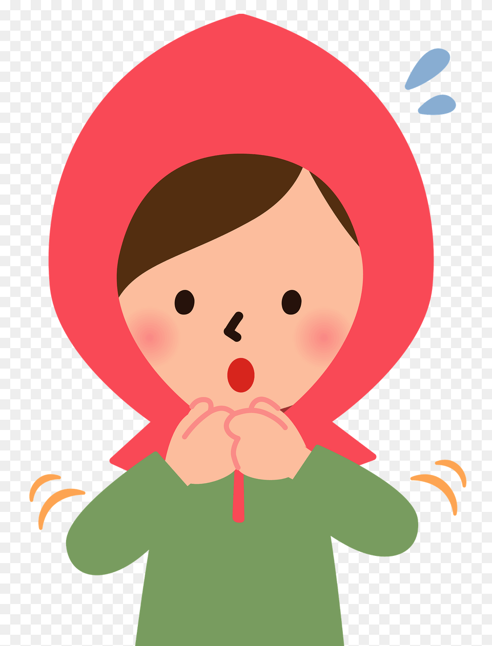 Woman Is Wearing A Disaster Hood Clipart, Clothing, Hat, Snowman, Snow Free Png Download