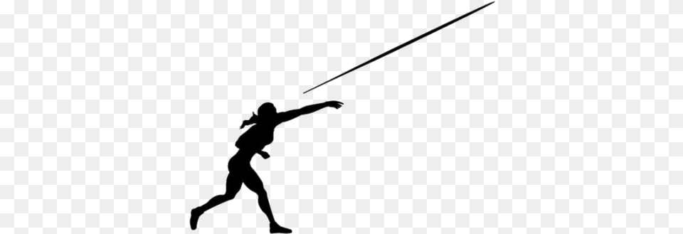 Woman Javelin Transparent Silhouette, Acrobatic, Person, Pole Vault, Sport Png Image