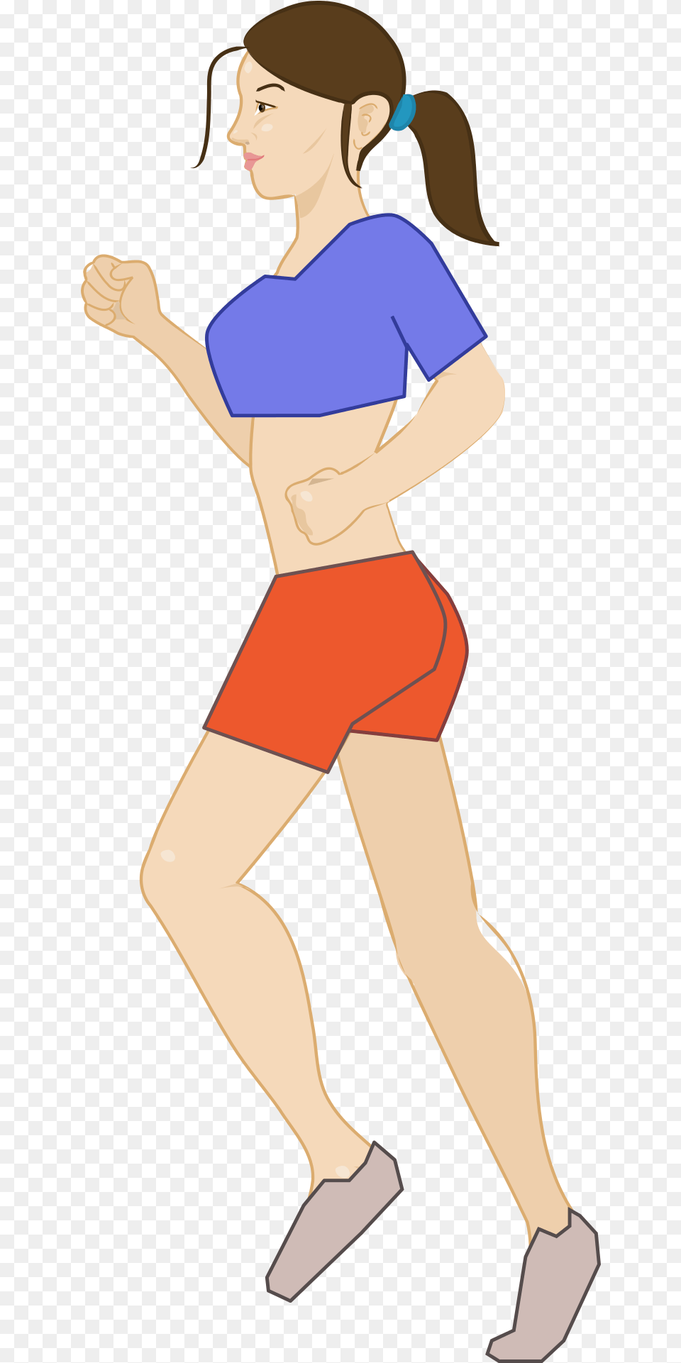 Woman Jogging Clipart, Adult, Female, Person, Clothing Png Image