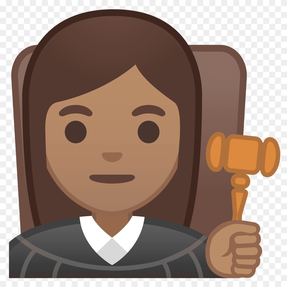 Woman Judge Emoji Clipart, Face, Head, Person, Photography Png