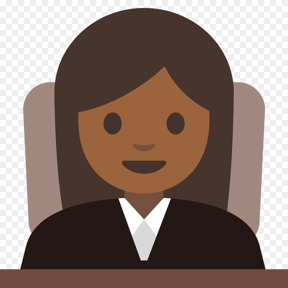 Woman Judge Emoji Clipart, Person, Photography, Face, Head Free Png Download