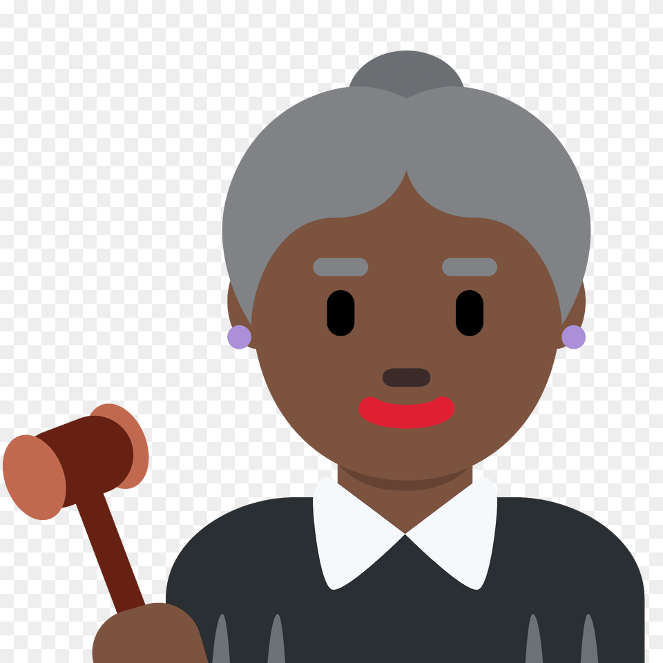 Woman Judge Emoji Clipart, Person, Face, Head Png