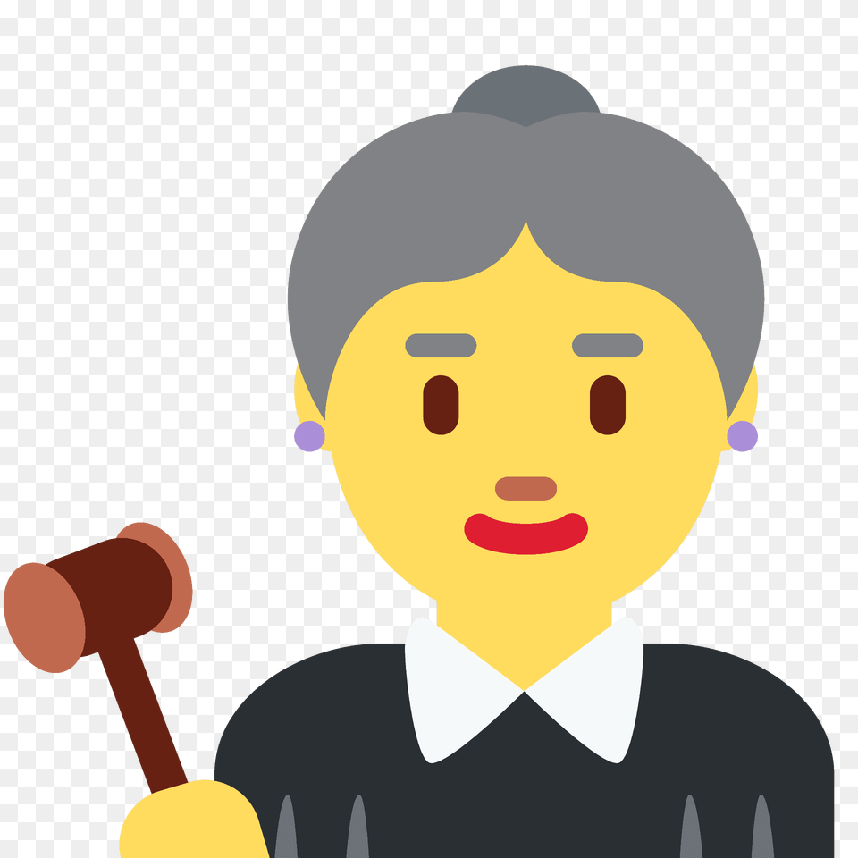 Woman Judge Emoji Clipart, Baby, Person, Face, Head Free Transparent Png