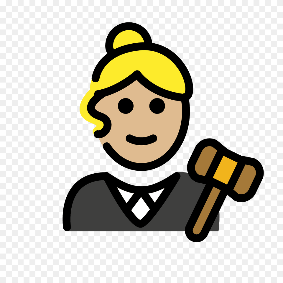 Woman Judge Emoji Clipart, Face, Head, Person Png