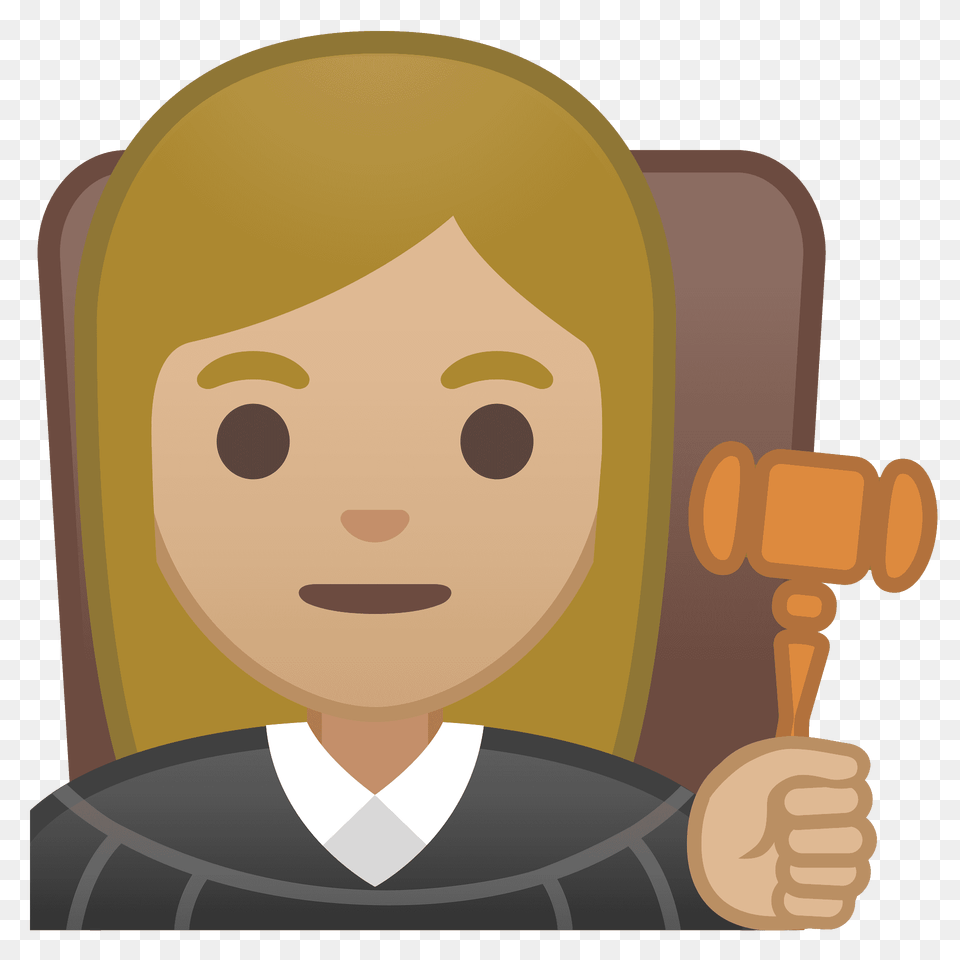 Woman Judge Emoji Clipart, Face, Head, Person, Baby Free Png