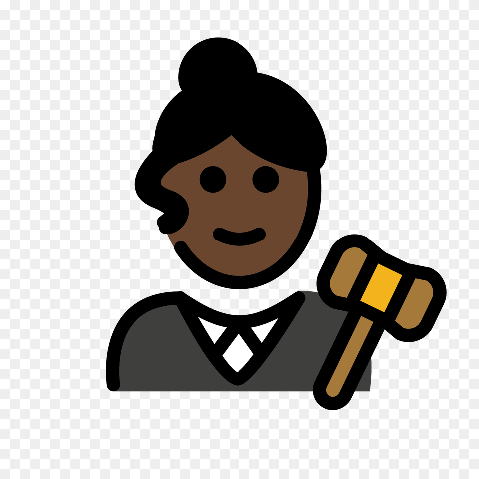 Woman Judge Emoji Clipart, Face, Head, Person, Device Png