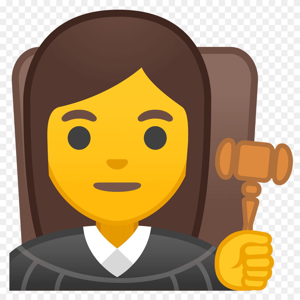 Woman Judge Emoji Clipart, Photography, Face, Head, Person Png Image