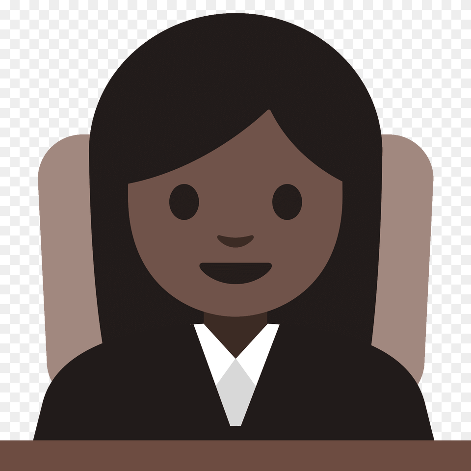 Woman Judge Emoji Clipart, Face, Head, Person, Photography Png Image