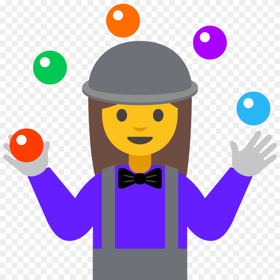 Woman Juggling Emoji Clipart, Person, Performer, Nature, Outdoors Free Transparent Png