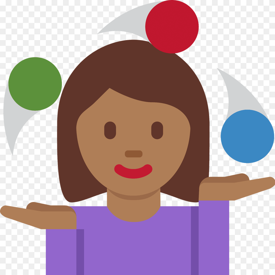 Woman Juggling Emoji Clipart, Face, Head, Person, Photography Free Transparent Png
