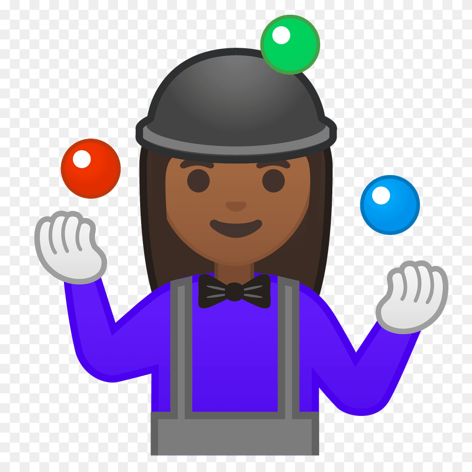 Woman Juggling Emoji Clipart, Person, Face, Head, Winter Png