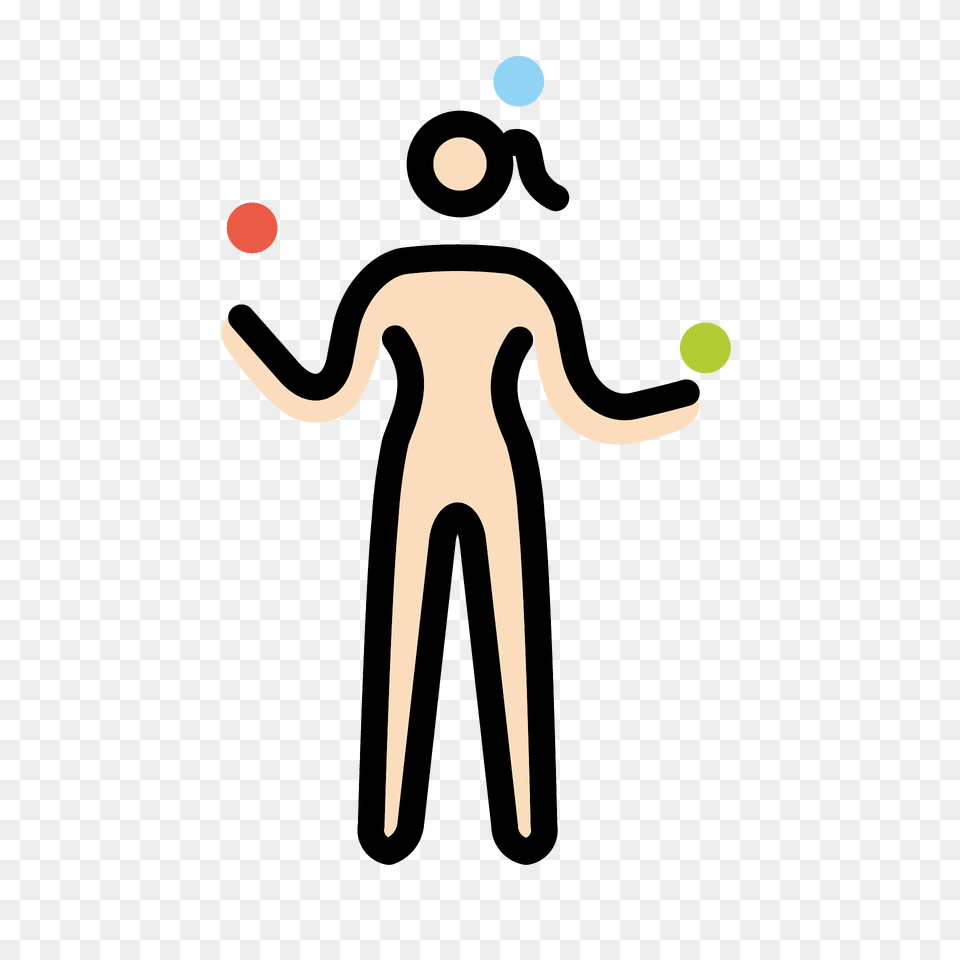 Woman Juggling Emoji Clipart, Person Free Transparent Png