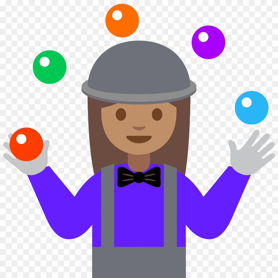 Woman Juggling Emoji Clipart, Person, Baby, Accessories, Formal Wear Png Image