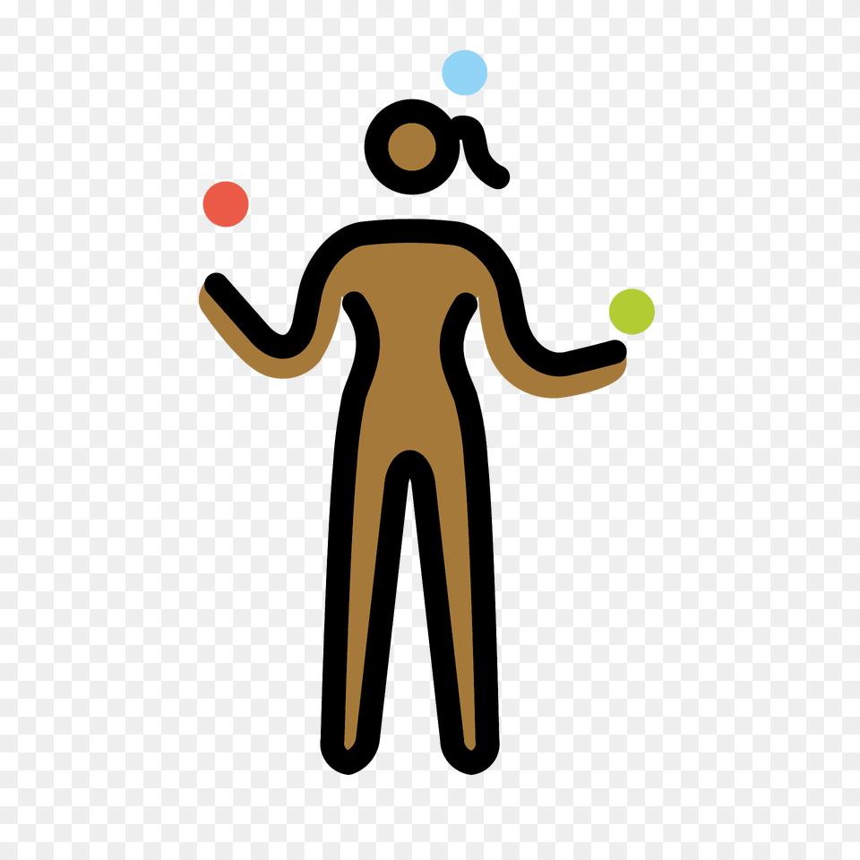 Woman Juggling Emoji Clipart, Person Free Png
