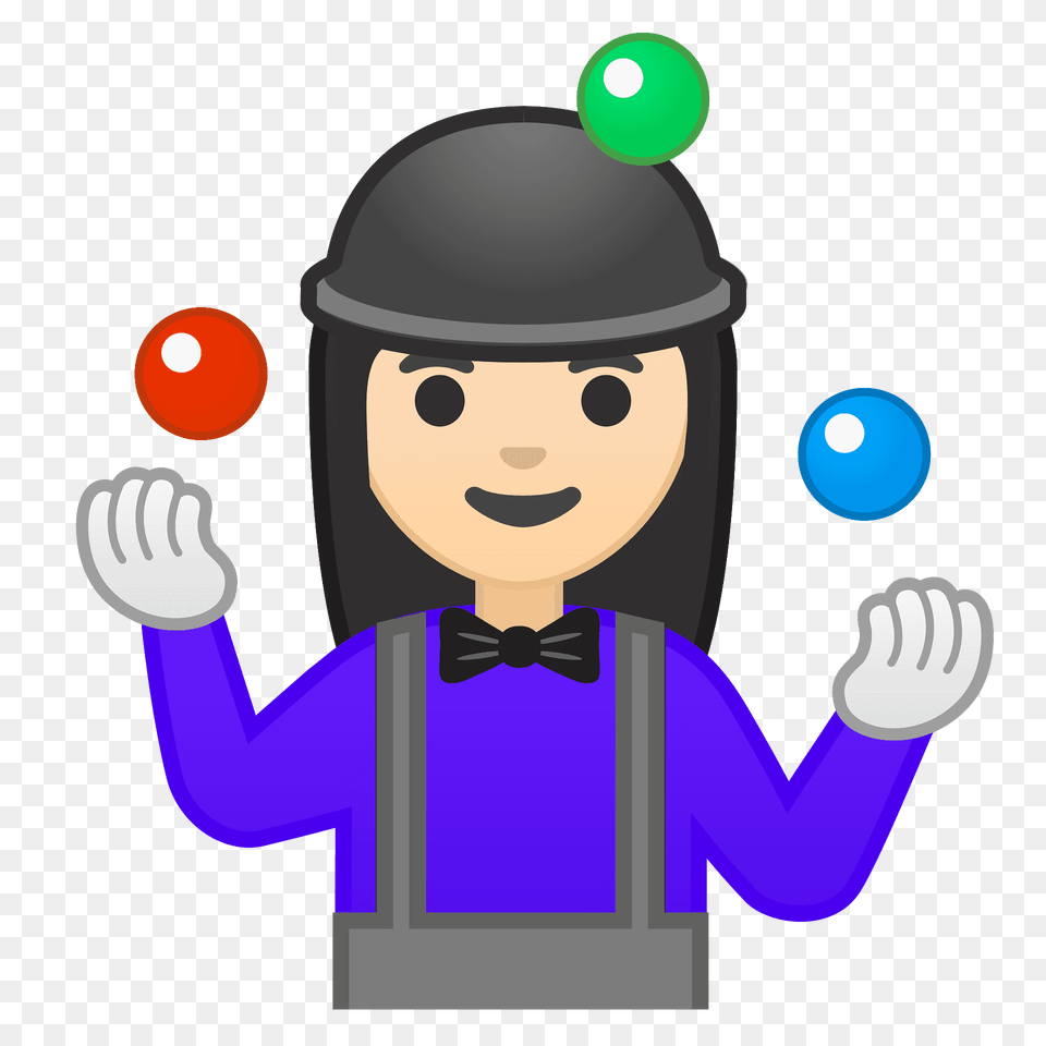Woman Juggling Emoji Clipart, Person, Face, Head, Performer Png