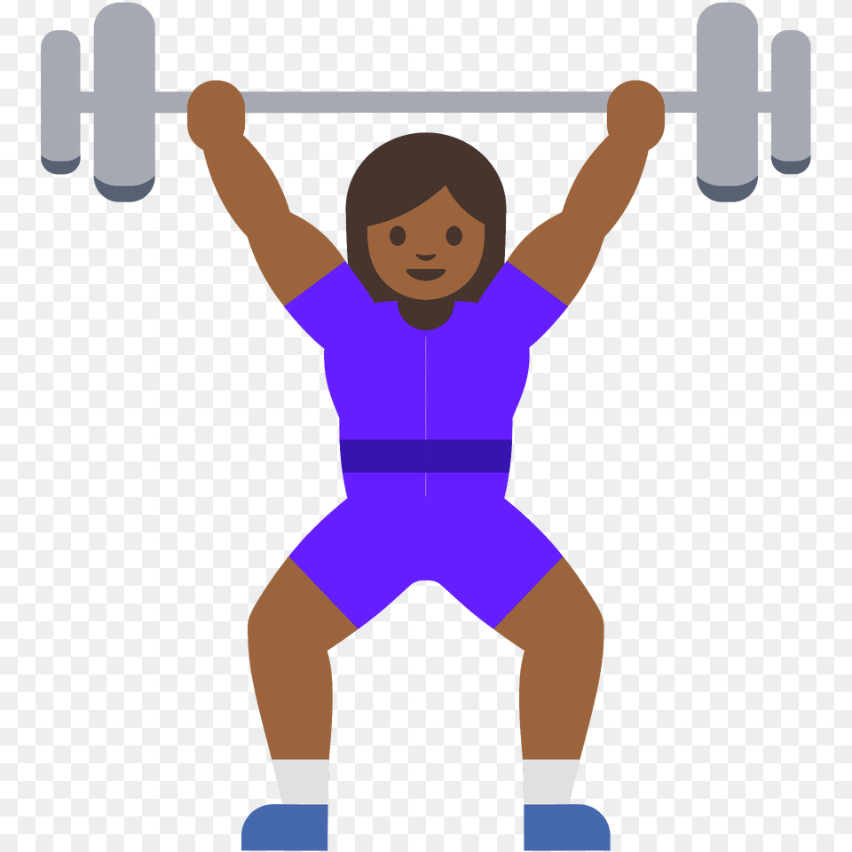 Woman Lifting Weights Emoji Clipart, Boy, Child, Male, Person Free Png Download