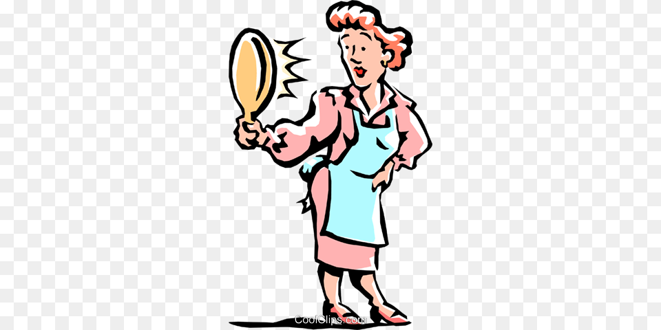 Woman Looking In Mirror Royalty Vector Clip Art Illustration, Person, Face, Head, Juggling Free Transparent Png