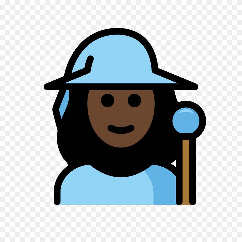 Woman Mage Emoji Clipart, Clothing, Hardhat, Helmet, People Free Png