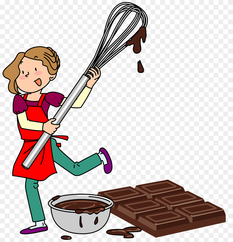 Woman Making Valentine39s Day Chocolate Clipart, Baby, Person, Cleaning, Face Free Png
