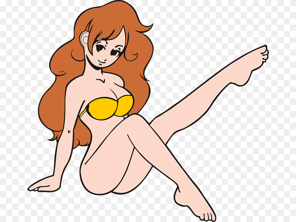 Woman Man Girl No Background Naked Bikini Naked Girl Vector Art, Adult, Female, Person, Face Free Transparent Png