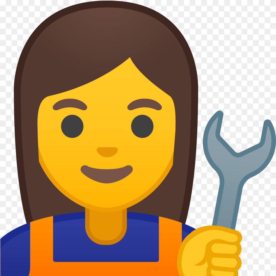 Woman Mechanic Icon Emoji Graduada, Photography, Face, Head, Person Free Transparent Png
